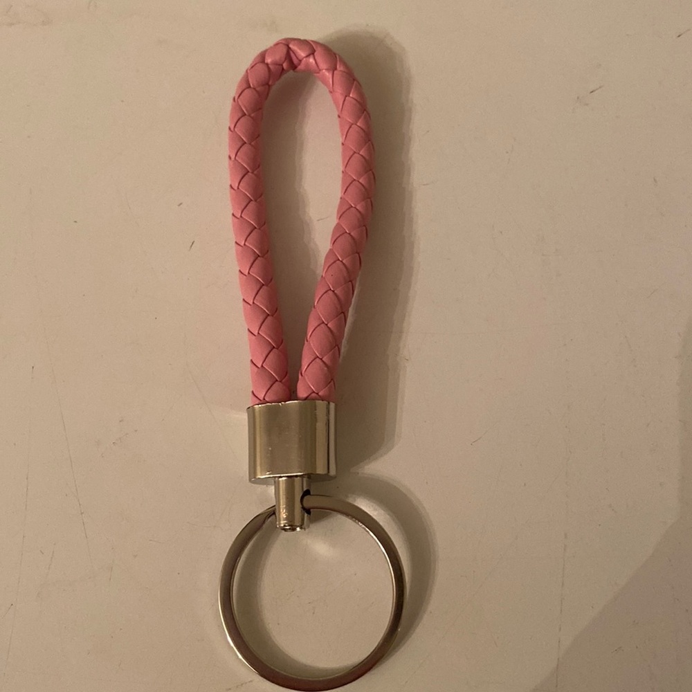 Pink keychain holder